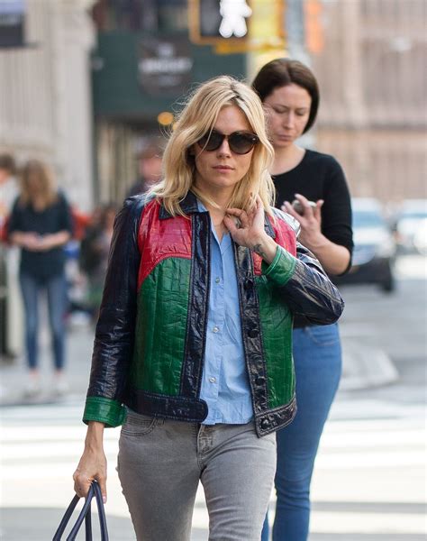 sienna miller gucci leather jacket|Gucci x Vogue .